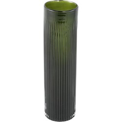 PTMD Vaas Alphaba - 10x10x37 cm - Glas - Groen