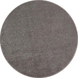 Outlet - Basics Effen Rond Vloerkleed Beige Laagpolig- 120 CM ROND