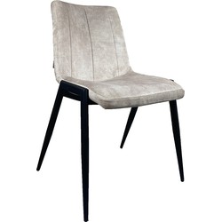 Oist Design Danilo dining chair - Vintage Velvet Natural