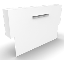 Cascadi Aluminium Watervalelement (op vijver) Lengte: 2000 Breedte: 250 Hoogte: 1200