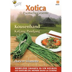 3 stuks - Saatgut Xotica lange Bohnen schwarz gesät - Buzzy