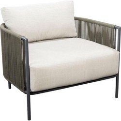 Zit rugkussen Nora lage fauteuil sooty - Max&Luuk