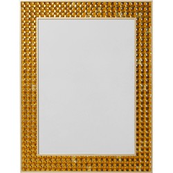 Spiegel Crystals Brass 80x100cm
