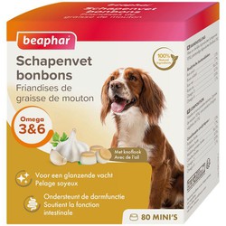 Schapenvet Bonbons Knoflook Mini's hondensnack