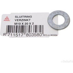 Sluitring m10 20x2 vz