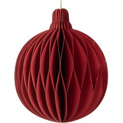 Clayre & Eef Kersthanger Rood Papier