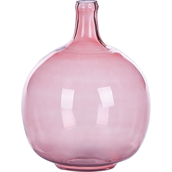 Beliani CHAPPATHI - Decovaas-Roze-Glas