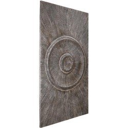 PTMD Winston Rechthoekig Wandpaneel - 180 x 5,5 x 100 cm - Hout - Wit