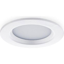 Groenovatie LED Paneel Plafondlamp 3W, Rond ⌀7cm, Warm Wit, Inbouw