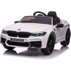 BMW M5, Lederen stoel, Rubberen banden, Accuauto voor kinderen