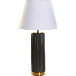 Tafellamp Ceramic Glam - Wit - Zwart - Goud - H58 cm