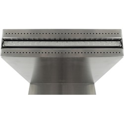 Waterval straight met led rvs inox 316l 54 x 42 x 30cm - Ubbink