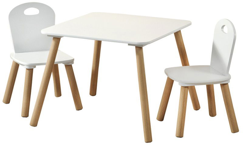 Stevige Kindertafel set met Stoeltjes - Tekentafel Kinderen - 