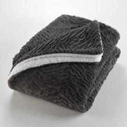 Heerlijke Zachte Knuffel Fleece - Plaid Sherpa print - 150x200cm - bruin