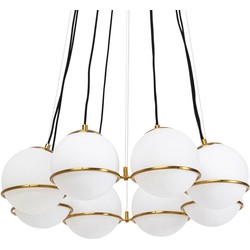 Kare Hanglamp Globes Gold