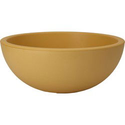 Bloempot rond 40 x 16 cm oker Nampook
