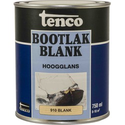 Bootlak blank hoogglans 0,75l verf/beits - tenco