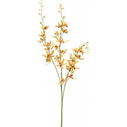 Cymbidium spray x3 yellow 90 cm kunstbloem zijde nepbloem