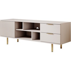 Meubella TV-Meubel Nicola - Beige - 150 cm