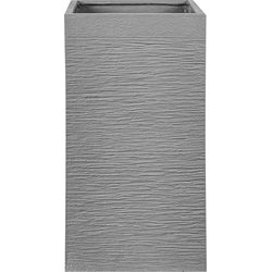 DION - Plantenbak - Grijs - 40 cm - Klei-vezelmengsel