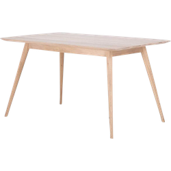 Stafa table houten eettafel whitewash - 140 x 90 cm