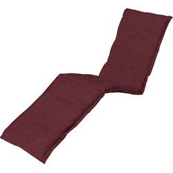 Madison - Ligbedkussen Panama bordeaux - Ca. 200x65 cm