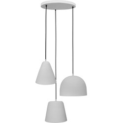 Light & Living - Hanglamp Sphere - 40x40x145 - Wit