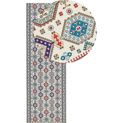Beliani HACILAR - Laagpolig-Multicolor-Polyester