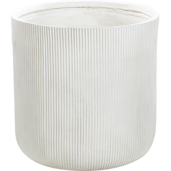 OREOI - Bloempot - Gebroken wit - 55 x 55 x 55 cm - Kleivezel
