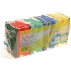 Schuursponsje met Grip 4 stuks