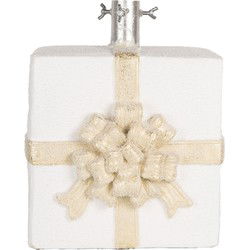 Clayre & Eef Kerstboom Standaard Cadeau Wit Keramisch materiaal