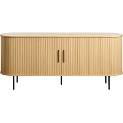 Dressoir Nola Naturel Eiken 180cm - Giga Living