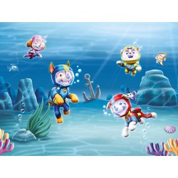 Sanders & Sanders fotobehang PAW patrol blauw - 360 x 270 cm - 600599