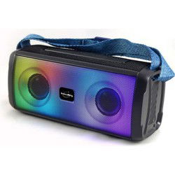 Bluetooth-luidspreker - INOVALLEY - HP345-B - 10W - LED's - Bluetooth V5.3 - Micro - TWS - FM - USB 2.0 - micro SD - AUX-IN
