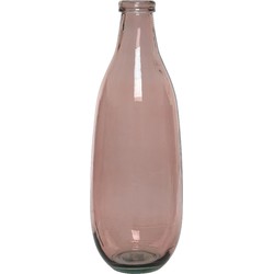 Decoris vaas roze - D15 x H40 cm - recycled glas - Vazen