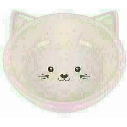 HAPPY PET VOERBAK KITTEN ROZE / CREME 200 ML