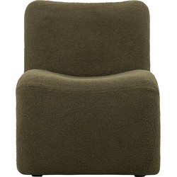 Leitmotiv - Fauteuil Fuerza - Mosgroen