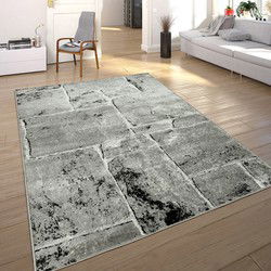 Laagpolig Modern Vloerkleed Sinovo - Grijs - 200x280 cm
