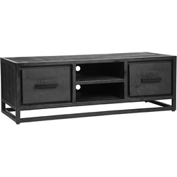 LABEL51 Tv-meubel Chili - Zwart - Mangohout - Tv-Meubel 120 cm
