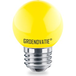 Groenovatie E27 LED Lamp G45 1.5W Geel