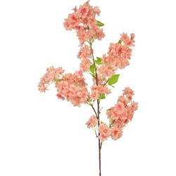 Greenmoods Kunst Kersenbloesem - Prunus serrulata - Nep plant - 1 Stuk - 100cm - Roze