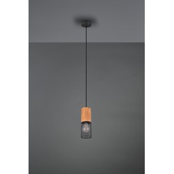 Industriële Hanglamp  Tosh - Metaal - Zwart