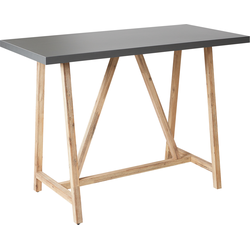 Beliani TALAMONE - Eettafel-Lichte houtkleur-Vezelcement