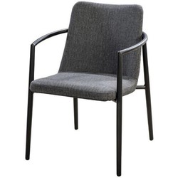 Youkou dining chair alu black/panther black