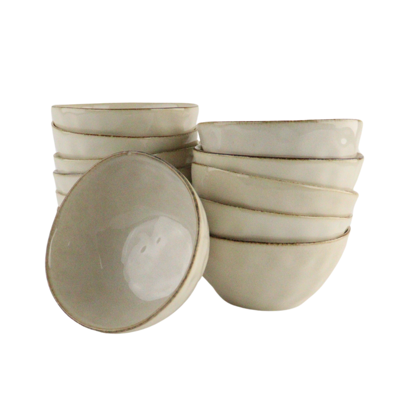 OTIX Soepkommen - 12 Persoons - Beige - 620ml - Keramiek - MAPLE - 