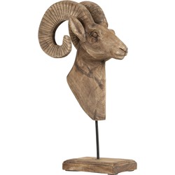 Light & Living - Ornament RAM - 29x23x55cm - Bruin