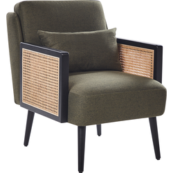 Beliani ORUM - Fauteuil-Groen-Polyester