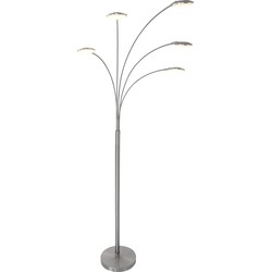 Mexlite - vloerlamp - Synna - staal - glas metaal - LED - 1327ST
