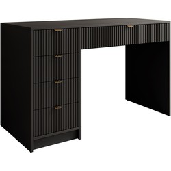 Meubella Bureau Tavares - Zwart - 120 cm