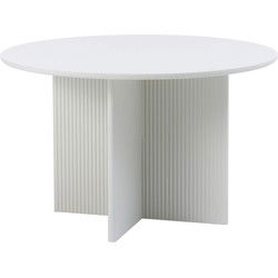 Eettafel Rond Ø110cm - Greige MDF - 2-4 Personen - Palma